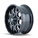 4 New 20X9 Mayhem Warrior Black-milled Wheel/rim 5X150 8015-2997M18. Fixed Price $1303.96.