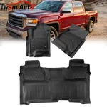 3D Floor Mats For 2014-2018 Silverado Gmc Sierra 1500 Crew Cab All Weather Liner. Fixed Price $82.95.