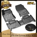 3W Liner Floor Mats Full Set For 2016-2022 Lexus / Rxl All Weather Tpe,black. Fixed Price $114.99.
