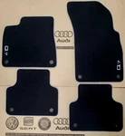 Original Audi 4M (2015 - 6/2019) Velour Floor Mats Carpets Premium SQ7 Lhd. Fixed Price $339.90.
