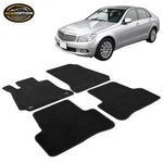 Fits 08-11 Mercedes Benz W204 C-class Floor Mats Carpet Front Rear Nylon 4PC. Fixed Price $44.99.