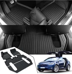 Toughpro Black For 2022-2025 Tesla Model X 6 Seater Floor Mats + 3RD Row. Fixed Price $89.00.