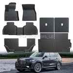 Tpe Floor Mats+trunk Cargo Liner+backrest 3D For 2019-2025 Bmw X7 7SEATS. Fixed Price $122.49.