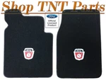 Ford F-100 Floor Mats W/ Embroidered Lightning Shield Logo 1953-1956 80/20 Loop. Fixed Price $135.00.