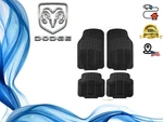 For All Dodge Floor Mats Cabin Set 4 Pieces Flexible Pvc Material Black. Fixed Price $95.55.