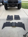 Oem Toyota Tacoma All-weather Rubber Floor Mats (2016-2023 Crew Cab) Like New. Fixed Price $100.00.