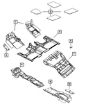 Genuine Mopar Mat-floor 6EK50DX9AA. Fixed Price $279.66.