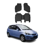 Omac Floor Mats Liner For Honda Fit 2006-2008 Black Tpe All-weather 4 Pcs. Fixed Price $79.99.