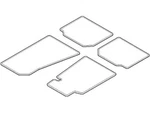 Genuine Bmw Carpet Floor Mats, Black 82-11-2-293-523 New. Fixed Price $96.40.