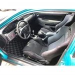 P2M For Honda Civic Eg Ej Eh 93-95 Hatch Race Front Floor Carpet Mats Checkered. Fixed Price $75.00.