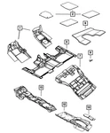 Genuine Mopar Mat-floor 6EK531SAAA. Fixed Price $272.51.