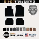 Avery Touring Front & Rear Floor Mats For 2013-2017 Hyundai Elantra Gt #1SH. Fixed Price $109.40.