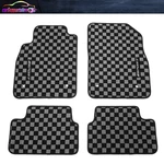 Floor Mats For 08-16 Chevrolet Cruze Carpet Black Gray Checkered 4PCS W/ Sport. Fixed Price $69.99.