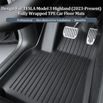 3PCS Car Mats Full Set For Model Highland 2024-2026 Floor Black. Fixed Price $109.99.