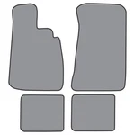 Floor Mats For 1967-1971 Bmw 1602 Molded Cutpile Complete 4PC. Fixed Price $184.34.