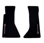 1984-90 C4 Corvette Classic Loop Black Floor Mats Circle Flags Logo Face Doors. Fixed Price $138.99.