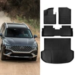 4X All Weather Floor Mats With Cargo Liner For 2021-2023 Hyundai Santa Fe 5 Seat. Fixed Price $85.95.