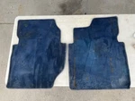 Oem Mercedes Benz W123 Rear Blue Floor Mats 240D 300D 300TD. Fixed Price $149.99.