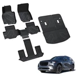 Full Set Floor Mats Cargo Seatback Liners For 2024-2026 Mazda CX-90 & Phev. Fixed Price $220.00.