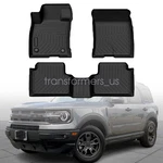 3D Tpe Floor Mats Liners Set 2021-2025 Ford Bronco Sport 4-DOOR All Weather. Fixed Price $64.49.