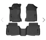 Husky Weatherbeater FRONT/2ND Row Floor Mats 3PC Fits 2015-2019 Explorer Black. Fixed Price $99.00.