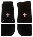 New! 1965-1973 Ford Mustang Black Floor Mats Coupe, Fb Set Of 4 Carpet. Fixed Price $149.95.
