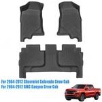 Floor Mats Liner Fits 2004-2012 Chevy Colorado Gmc Canyon Crew Cab Tpe Full Set. Fixed Price $178.02.