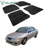 Fits 98-02 Toyota Corolla Auto Floor Mats Front Rear Nylon Carpet Black 4PCS. Fixed Price $49.99.