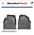 Weathertech Floor Liner 442511 All Front Mats Only. Fixed Price $89.99.
