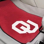 Fanmats 5473 University Of Oklahoma 1ST Row Red Carpet Floor "ou" Logo. Fixed Price $34.99.