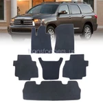 For 2008 2009 2010-2022 Toyota Sequoia Front & Rear Floor Mats Carpet Black 6PCS. Fixed Price $40.39.
