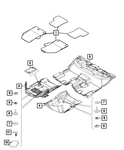 Genuine Mopar Mat-floor Complete 6UM39GTVAA. Fixed Price $150.41.