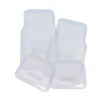 Zone Tech 4 Piece Interior Clear Car Vehicle All Weather Rubber Floor Mats. Fixed Price $18.99.