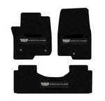 2021-2024 Escalade Front & 2ND Row Bucket Black Floor Mats Crest Logo. Fixed Price $277.98.