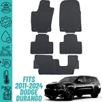 Floor Mats For Dodge Durango 2011-2024 Heavy Duty All Weather 3ROW,2ND Bench. Fixed Price $99.90.