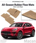 2014-2024 Porsche Macan All -weather Rubber Floor Mats Beige 95B-044-800-43-4H0. Fixed Price $189.12.