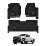 Lasfit Floor Mats Ford Super Duty F-250 F-350 F-450 F-550 2017-2026 Crew Cab. Fixed Price $149.99.