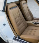 1973-1974 Corvette C3 Seats Cover Full Set(med Saddle). Fixed Price $329.99.