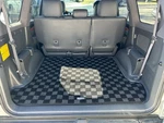 P2M For Lexus GX470 UZJ120 2003-09 Checkered Race Rear Trunk Floor Carpet Mat. Fixed Price $95.00.