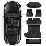 Tpe Floor Mats + Frunk & Rear Trunk Cargo For Tesla Model 2021-2024. Fixed Price $240.00.