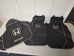 Honda Oem Floor Mats Set 4PC Rubber All Weather + Carpet Covers Black. Fixed Price $65.00.