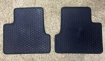 15-23 Jeep Cherokee All Weather Rear Floor Mats Liner Tray Black Rubber Used Oem. Fixed Price $20.00.