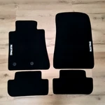 New Floor Mats Ford Mustang Velour Carpet Black Waterproof Auto Liners. Fixed Price $101.49.