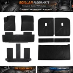 Floor Mats / Backrest & Trunk Cargo Liner Fits 2022-2024 Rivian R1S 7 Seats Tpe. Fixed Price $153.49.