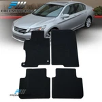 Fits 13-17 Honda Accord Sedan Front Rear Floor Mats Carpet Black Nylon 4PC. Fixed Price $59.99.
