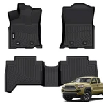 Floor Mats Toyota Tacoma 2018-2023 Double Cab All Weather Black 8CWGJ1 Viwik. Fixed Price $179.99.