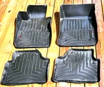 Weathertech Floor Mats Set For 2017 Bmw X1 28I Driver Passenger Front Rear Tpo. Fixed Price $115.50.