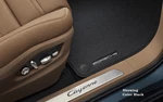 Genuine Porsche Carpet Floor Mats With Nubuk Surround Black 992-864-435-B-OS5. Fixed Price $180.00.