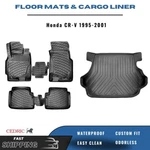 Floor Mats & Trunk Cargo Liner For Honda Cr-v 1995-2001 3D Tpe Full Set. Fixed Price $139.90.