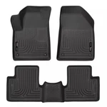 Husky Liners Weatherbeater Black First & 2ND Row Floor Mats For Jeep Cherokee. Fixed Price $151.84.